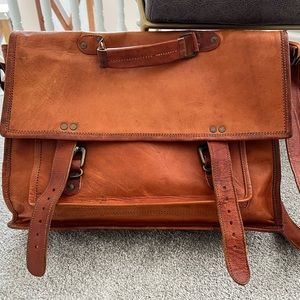 Brown Leather Briefcase